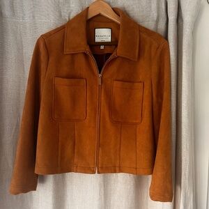 Stunning Bagatelle faux suede jacket in a Carmel Brown.